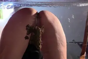 Shit from the goddess. Scat piss Diana POV.