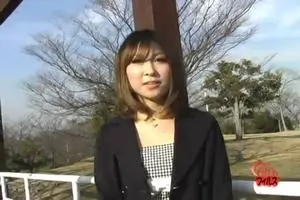 Japanese girl farts on the street 3