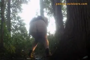 Huge pee in the woodsthumb img